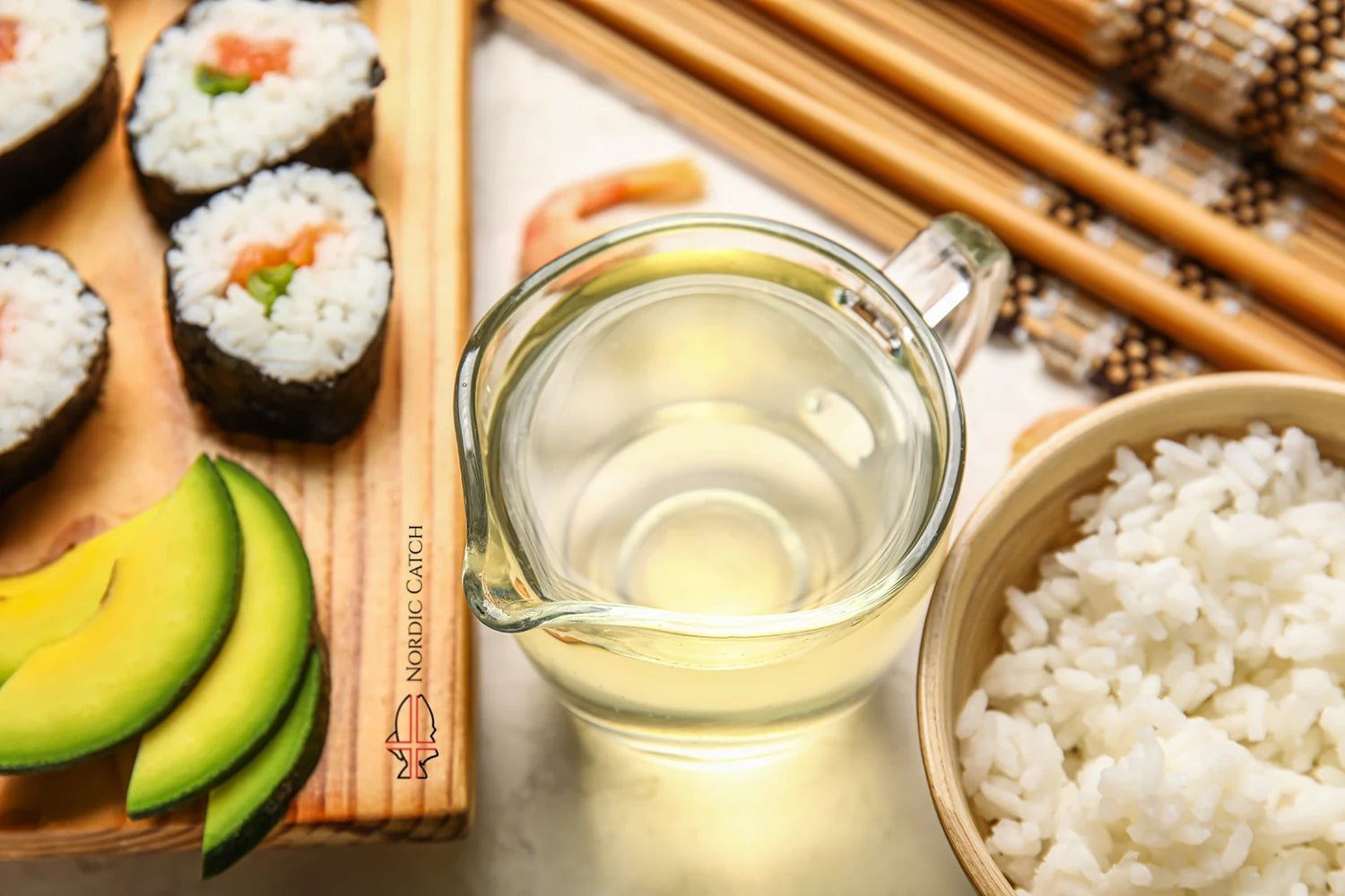 Kikkoman - Rice Vinegar (10oz Bottle) - Nordic Catch