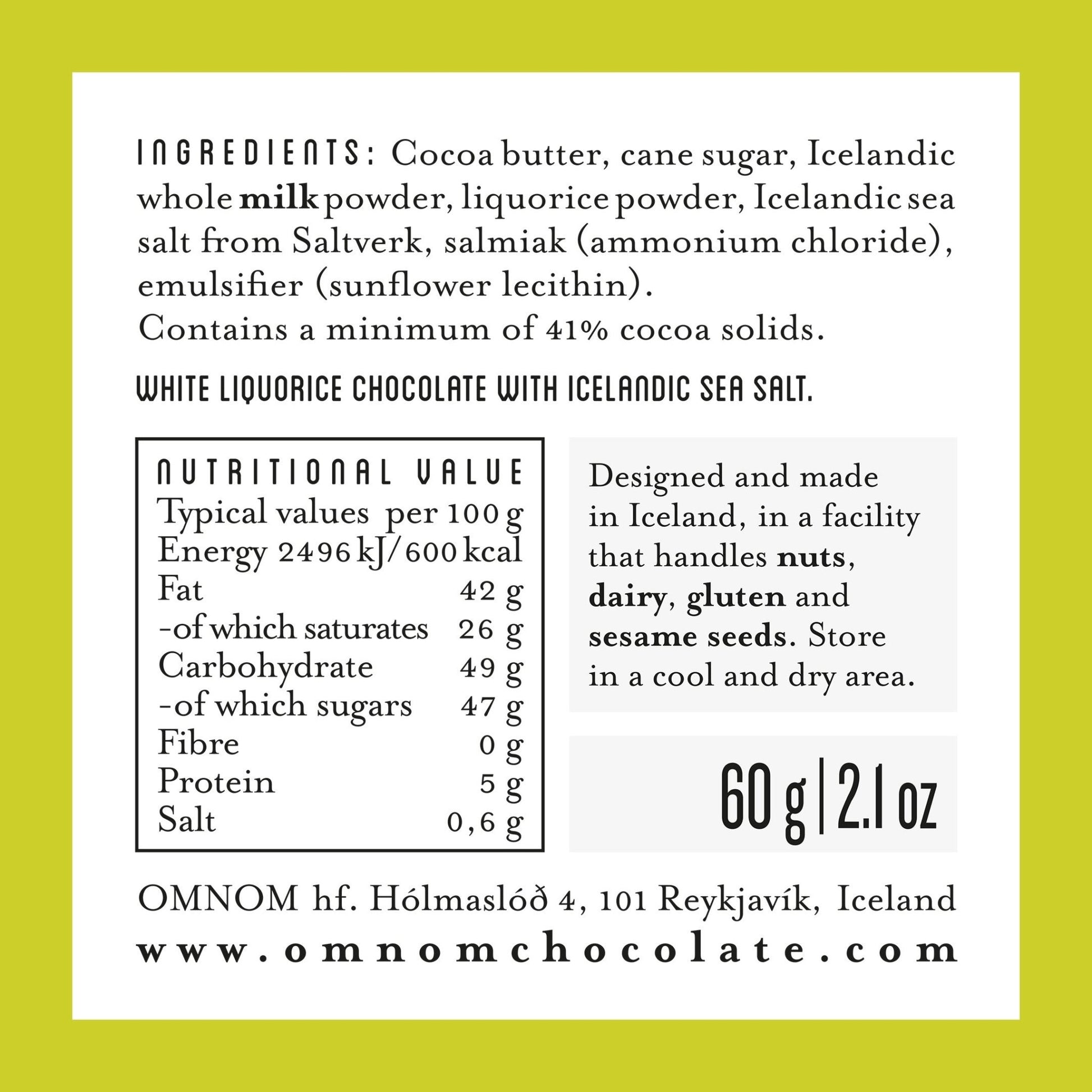 Lakkrís + Sea Salt - Nordic Catch