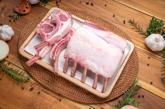 Lumina® New Zealand Frenched Lamb Rack, Grass Fed, Halal - Nordic Catch