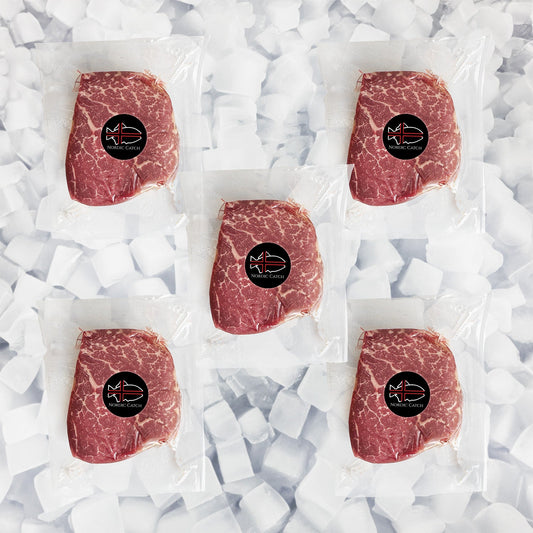 Natural Prime Filet Mignon Steak, Grass Fed (Bulk Case) - Nordic Catch