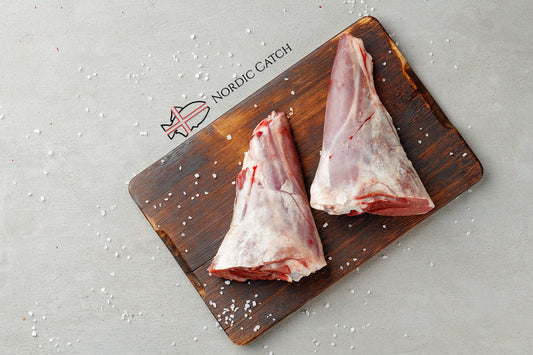 Niman Ranch® Domestic Lamb Hindshanks, 100% Vegetarian Diet, Halal - Nordic Catch