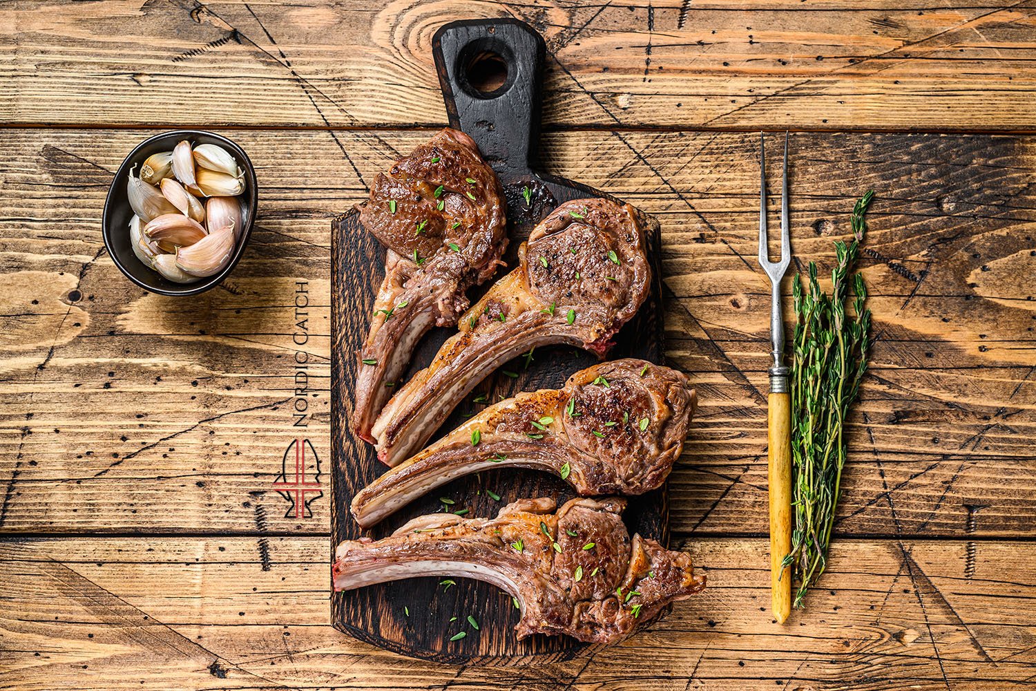 Niman Ranch® Domestic Lamb Rack, 100% Vegetarian Diet, Halal - Nordic Catch