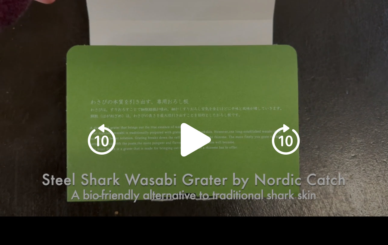 Hagane Zame Wasabi Grater Unboxing