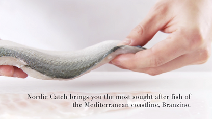 Branzino Fillet 2 x Portions per Pack, Skin On (Bulk Case)