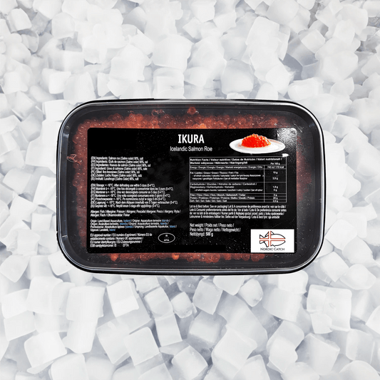 Salmon Roe (Ikura) from Iceland - 500g Bulk Tray - Nordic Catch