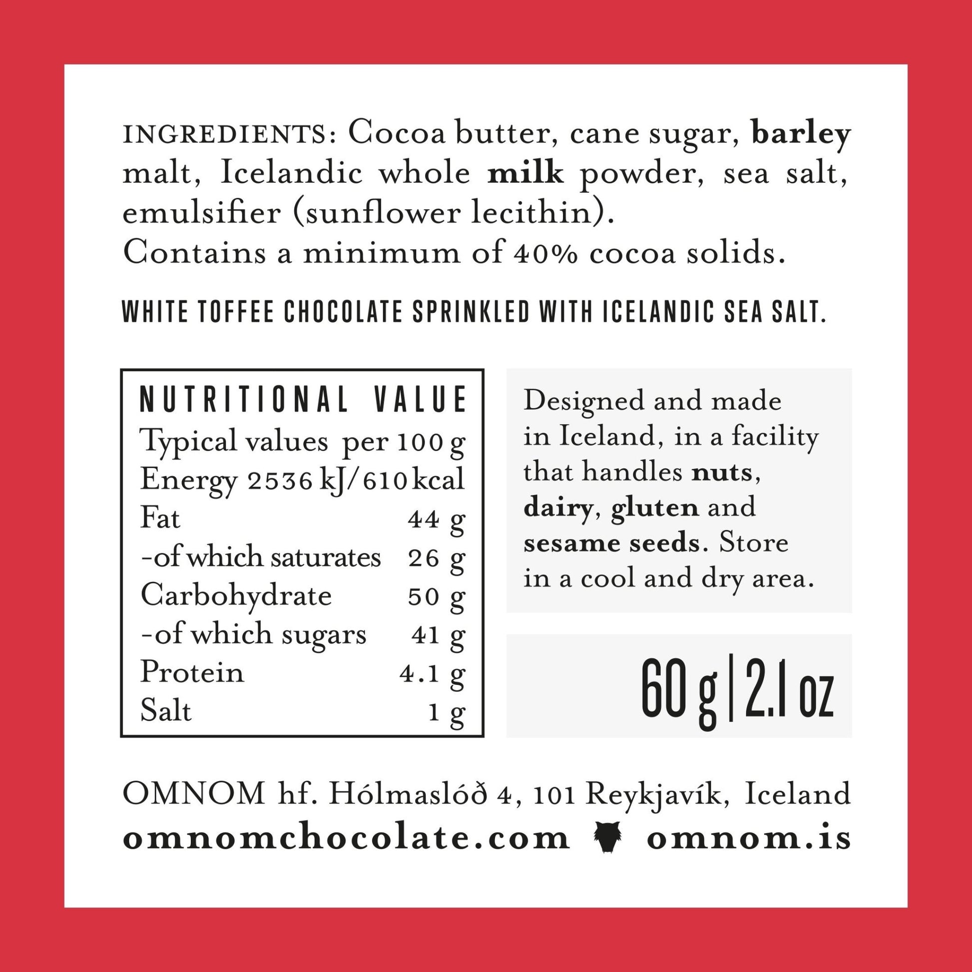 Sea Salted Toffee - Nordic Catch