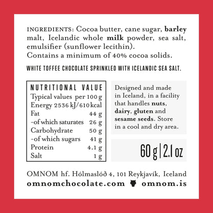 Sea Salted Toffee - Nordic Catch