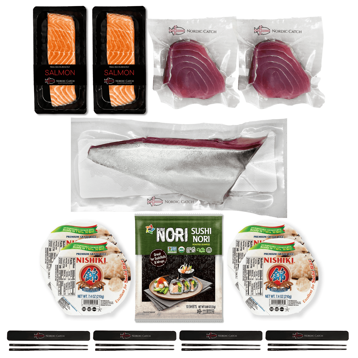Simple Sushi Making Kit - At Home Sushi Night (4 LBS) - Nordic Catch