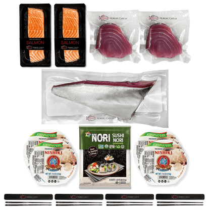 Simple Sushi Making Kit - At Home Sushi Night (4 LBS) - Nordic Catch