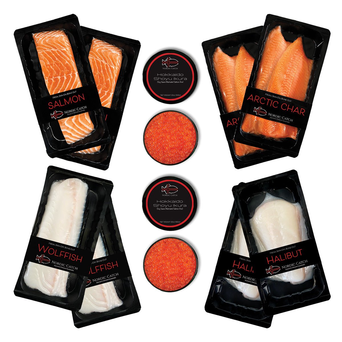 Super OMEGA Seafood - Iceland Sushi Grade Fish Bundle - Nordic Catch