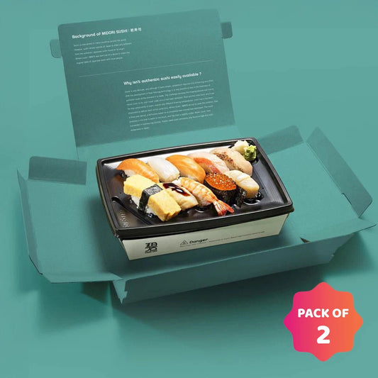 Sushi Delivery Kit – Omakase Nigiri, No Prep Needed (Corporate Gift Bundle) - Nordic Catch