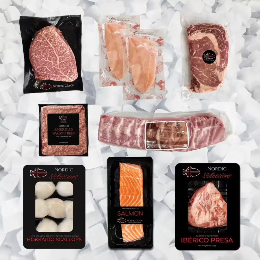 The Ultimate Land & Sea Feast - Meat & Seafood Bundle - Nordic Catch