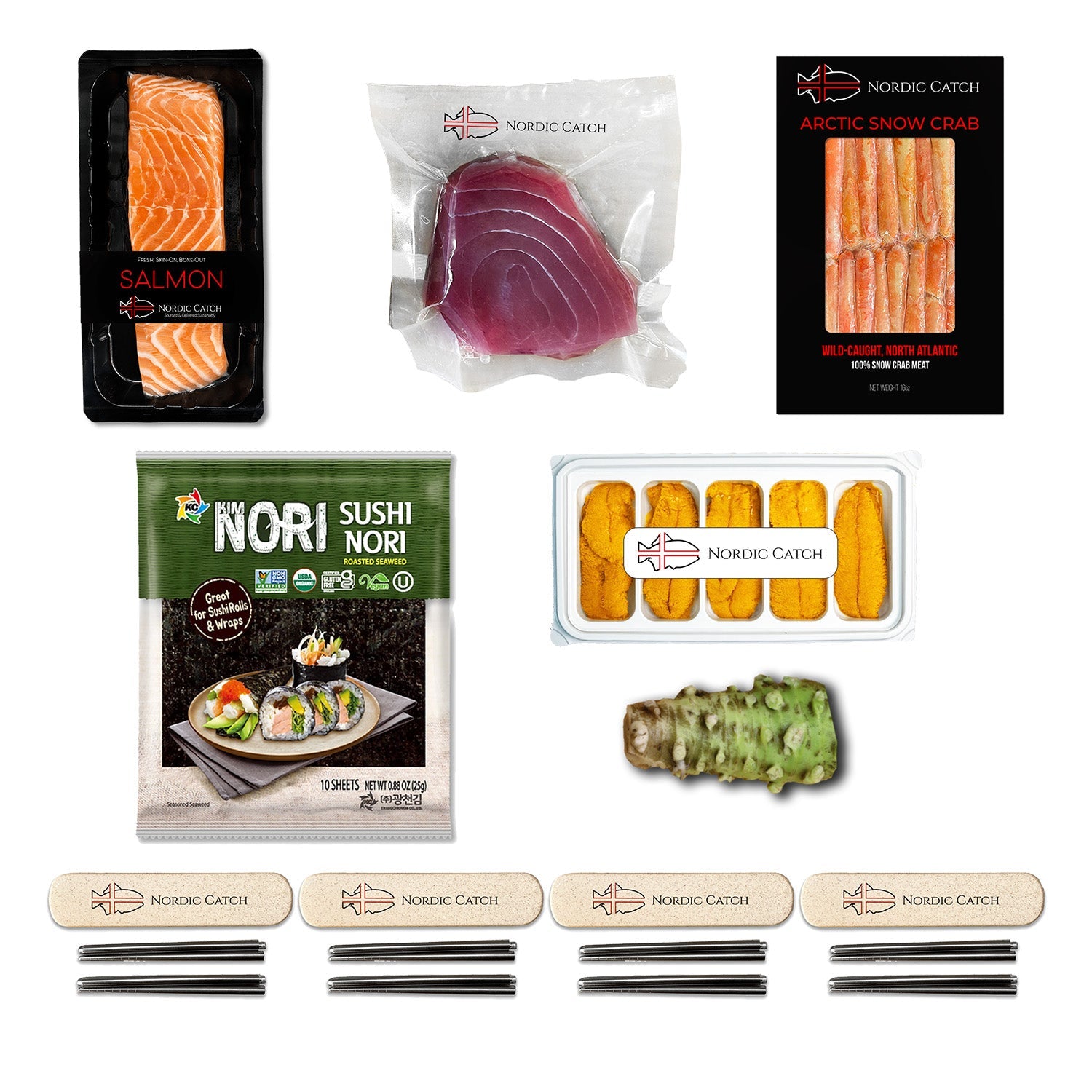 Ultimate Sushi Night Kit - Sashimi Grade Fish Bundle - Nordic Catch