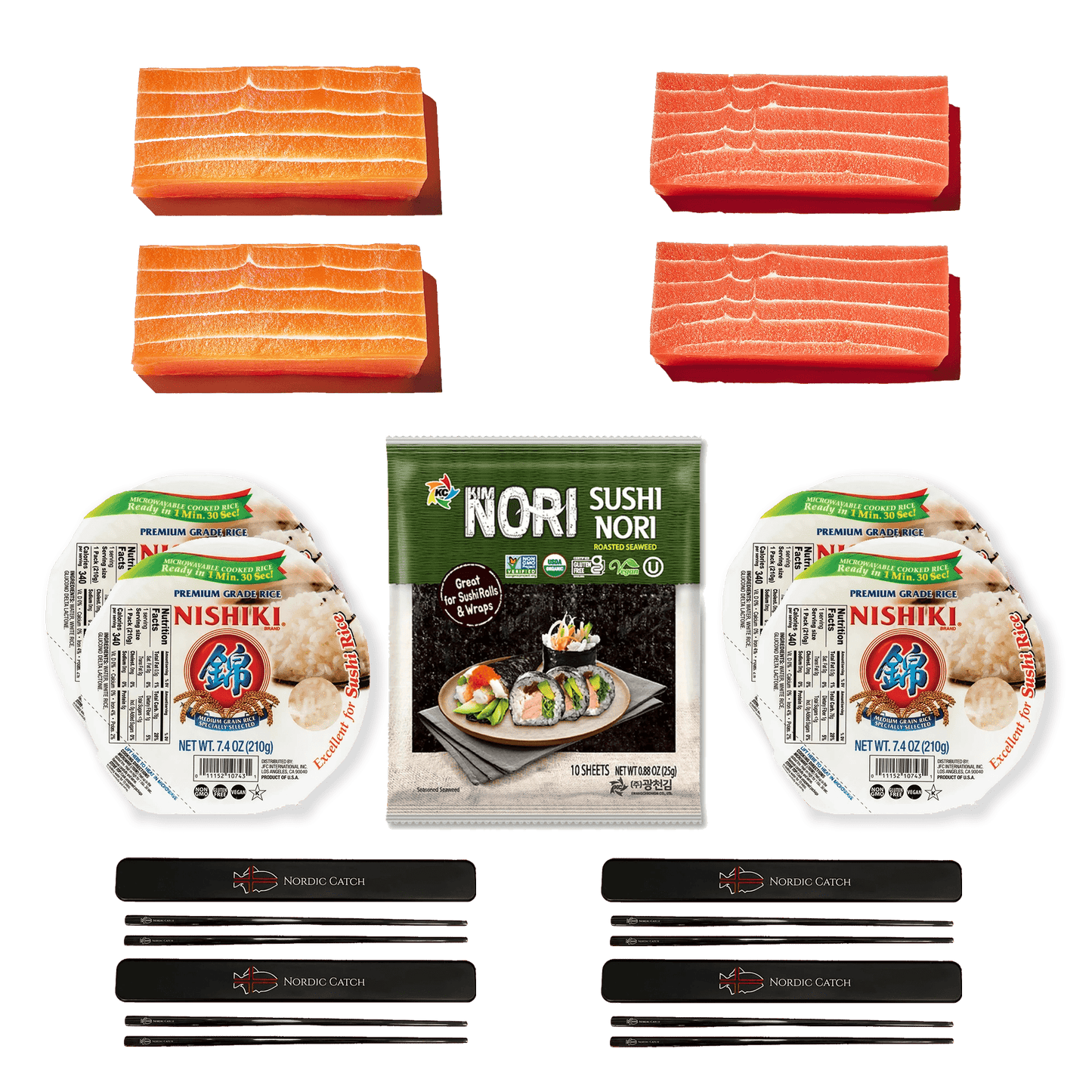 Vegan Sushi Night Kit - 100% Plant Based Fish Bundle - Nordic Catch