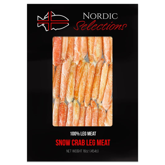 Wild, Arctic Snow Crab Leg Meat (16oz pure leg meat) - Nordic Catch