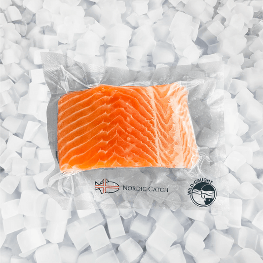 Wild Caught Salmon, Columbia River King, Skin On (6oz portion) - Nordic Catch