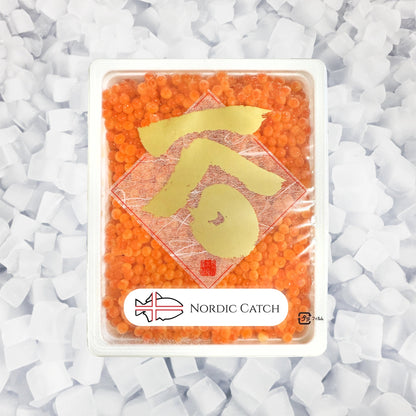 Wild Hokkaido Shoyu Ikura (Soy Sauce Marinated Salmon Roe) - 500g Bulk Tray - Nordic Catch