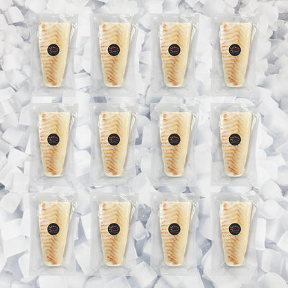 Wild Icelandic Haddock Portions, Skinless (Bulk Case) - Nordic Catch