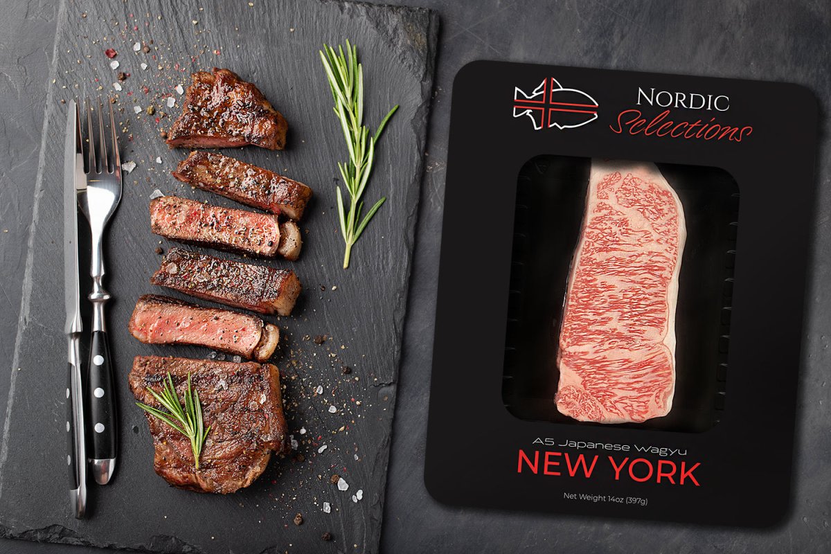 Order Japanese A5 Wagyu NY Strip - 14oz, Premium Quality – Nordic Catch