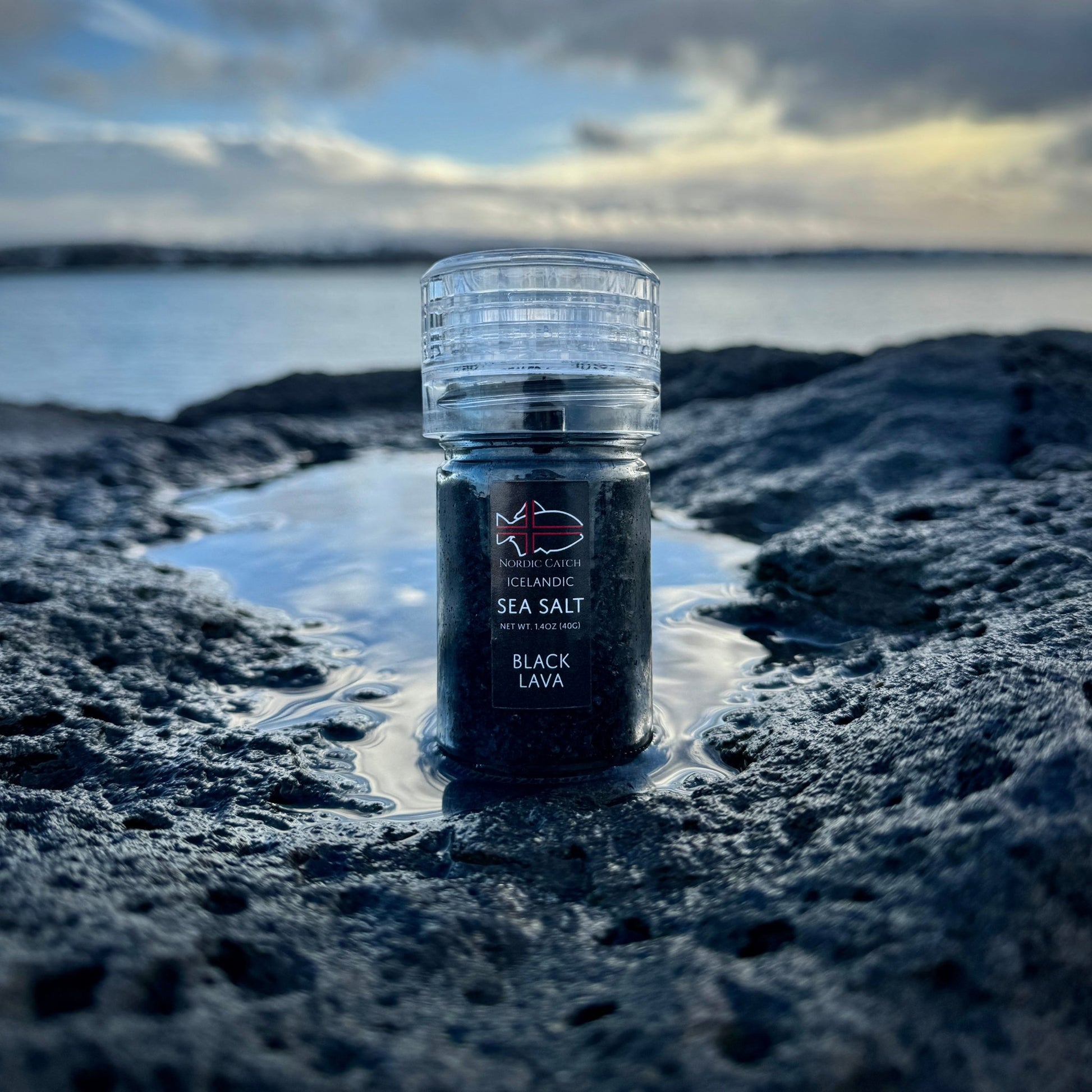 Black Lava - Icelandic Sea Salt - Nordic Catch