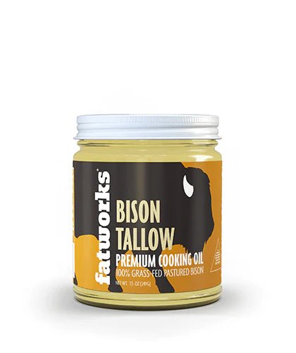 Fatworks® Grass Fed Bison Tallow (7.5oz jar) - Nordic Catch