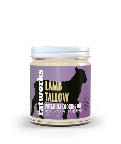 Fatworks® Grass Fed Lamb Tallow (7.5oz jar) - Nordic Catch