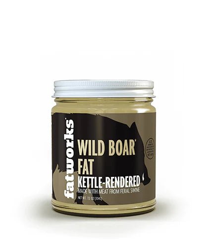 Fatworks® Kettle-Rendered Wild Boar Fat (7.5oz jar) - Nordic Catch
