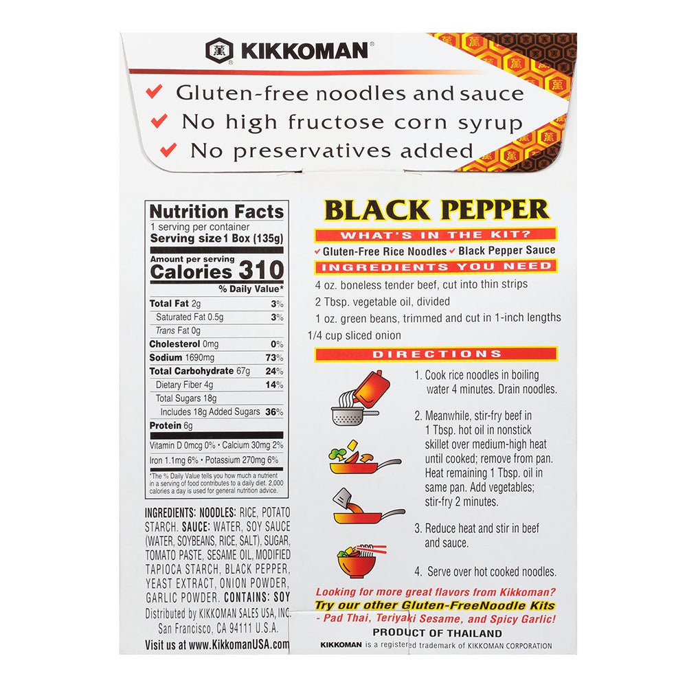 Kikkoman - Gluten-Free Rice Noodle Kit w/ Sauce - Nordic Catch